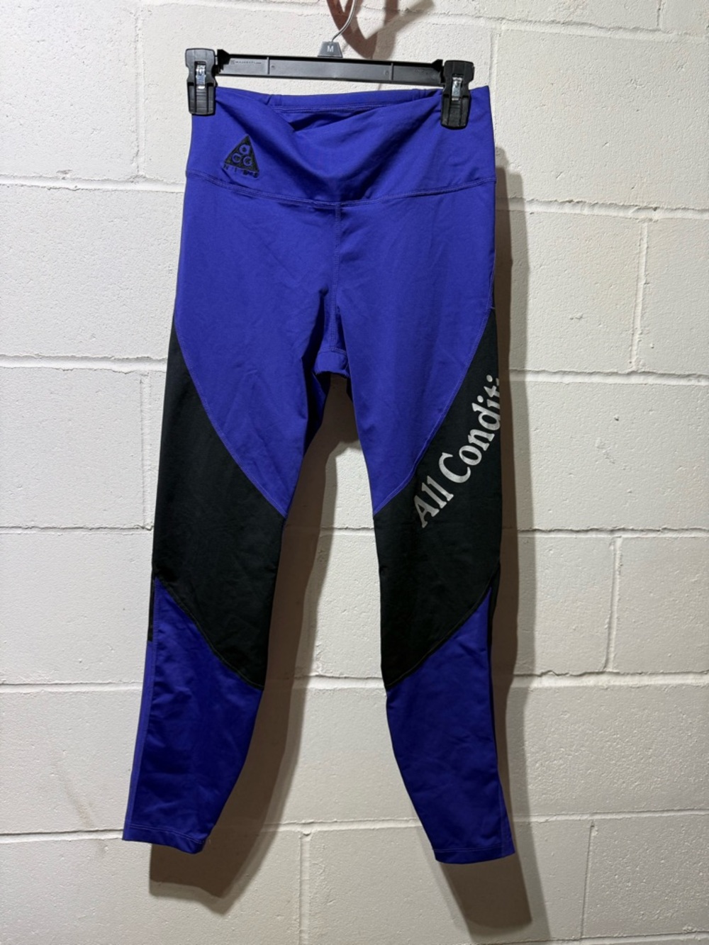 Nike ACG Purple and Black Women's Athletic Leggings